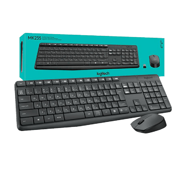 Logitech MK235 Wireless Keyboard & Mouse Combo | Best Deals thumbnail 1