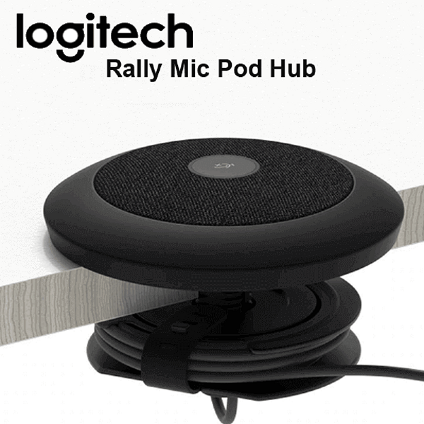 Logitech Rally Mic Pod Hub for Conference Tables | Office Equipment thumbnail 1