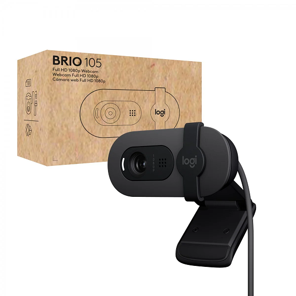 Logitech Brio 105 1080p Full HD Webcam | Hot Deal thumbnail 1