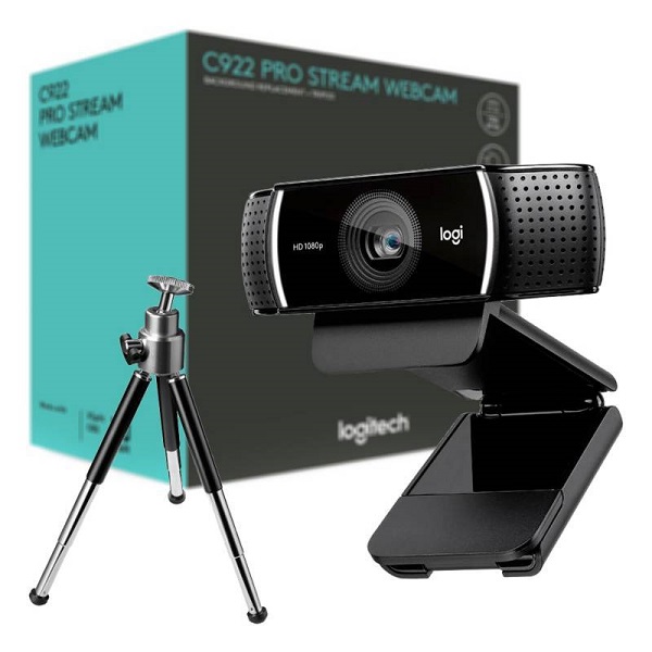 Logitech C922 Pro Stream WebCam with Tripod | Best Deal thumbnail 4