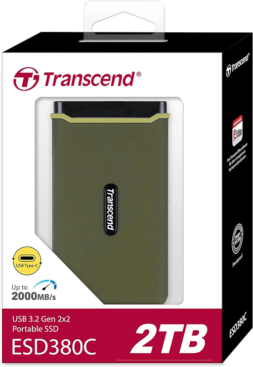 Transcend ESD380C 2TB Portable External SSD | Premium Quality thumbnail 1