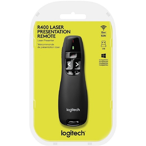 Logitech R400 Wireless Presenter Remote Control | Limited Offer thumbnail 1